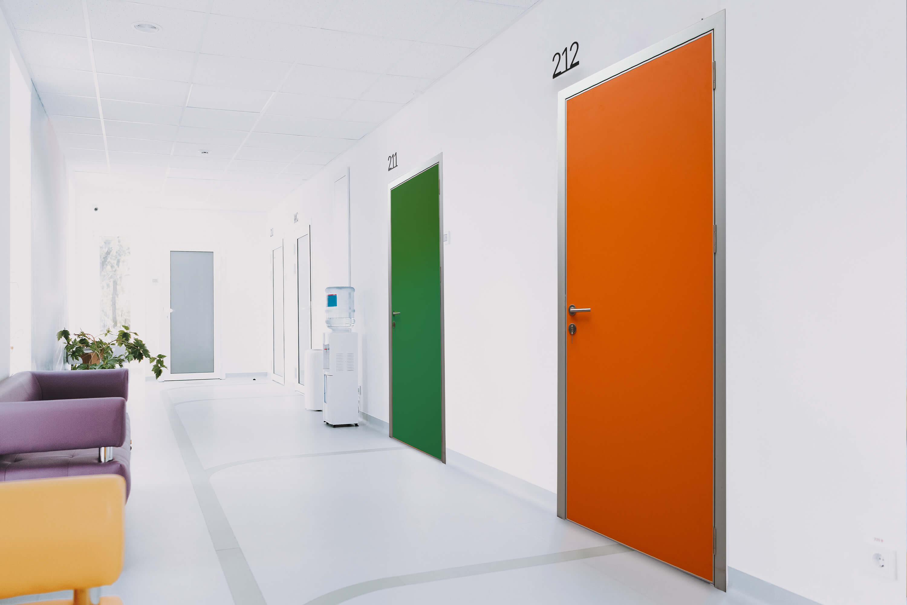 Paslanmaz & Laminat 90° Kapı